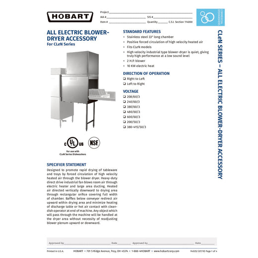 Spec Sheet