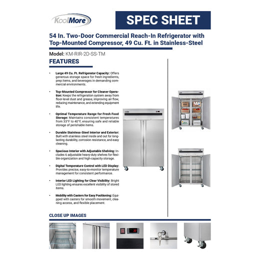 Spec Sheet