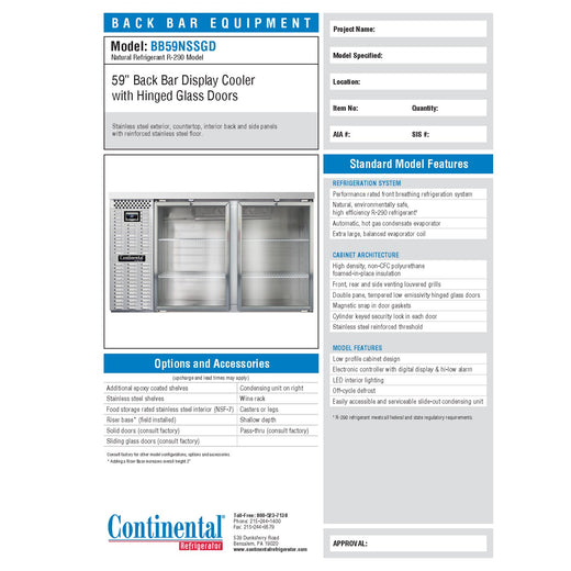 Spec Sheet