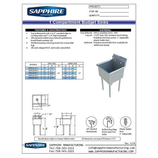 Spec Sheet
