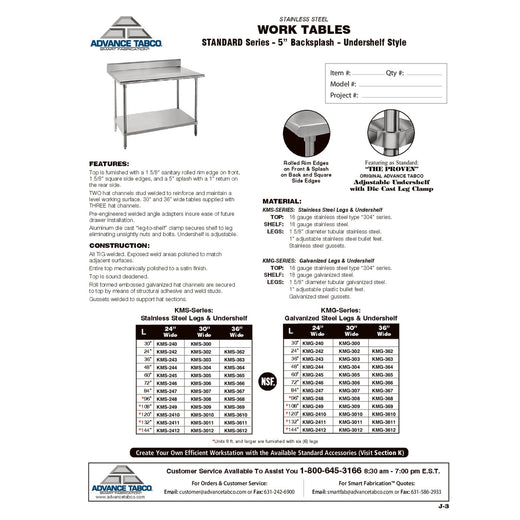 Spec Sheet