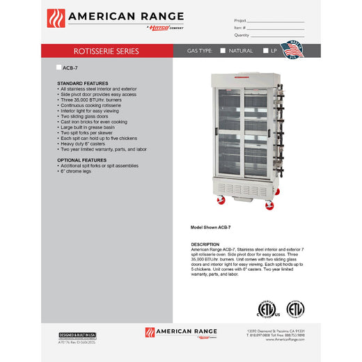 Spec Sheet
