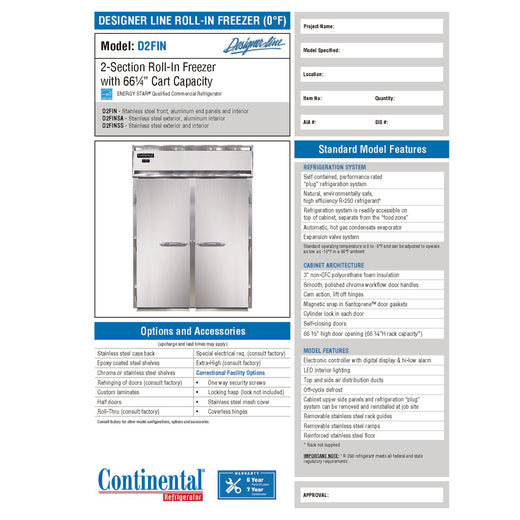 Spec Sheet