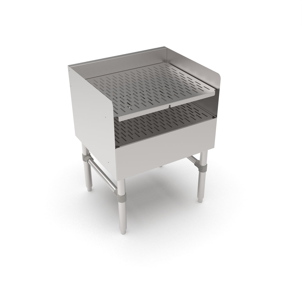 John Boos UBDBR-2118 Underbar Drainboard Recessed, Freestanding