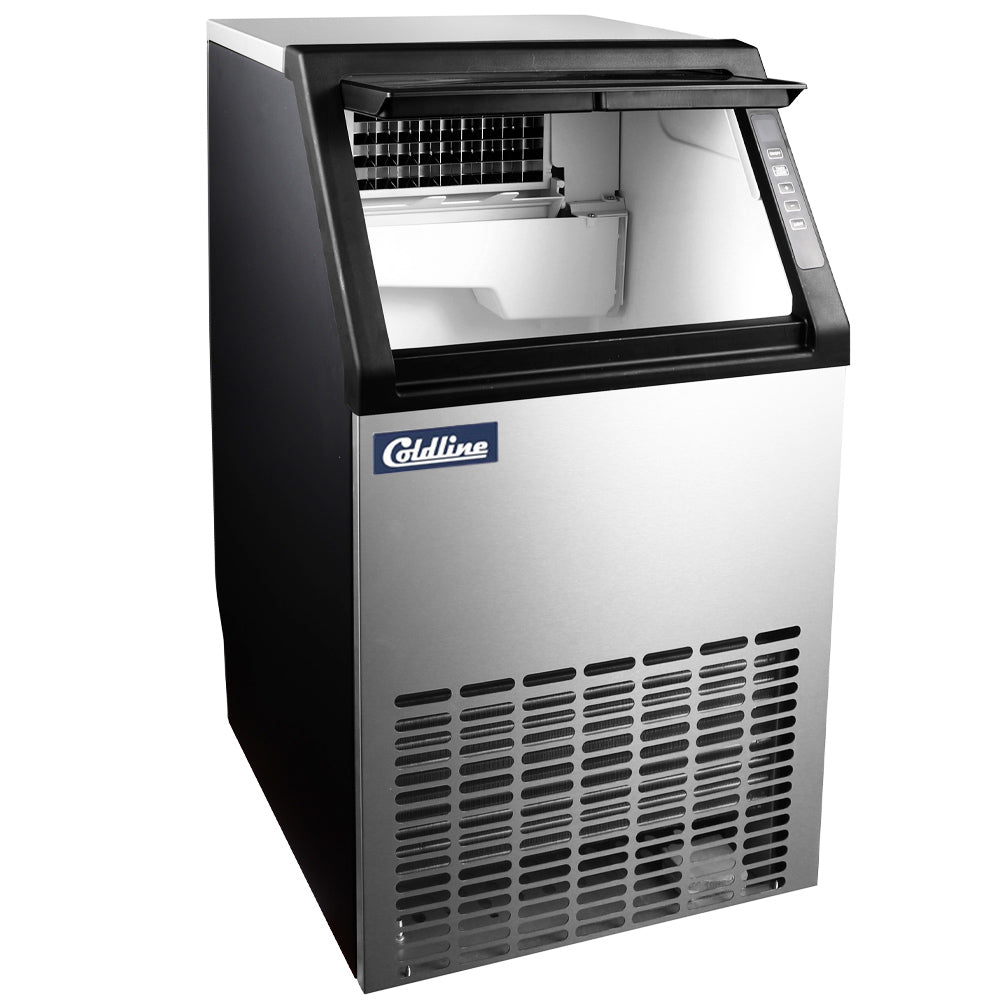 Coldline EIC100 18" 100 lb. Commercial Crescent Ice Machine, Air Cooled