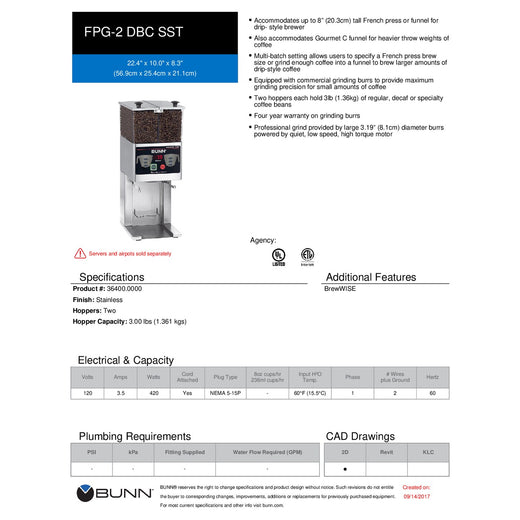 Spec Sheet