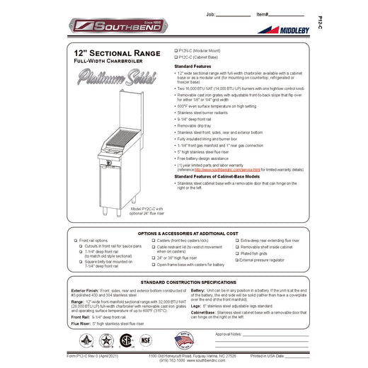 Spec Sheet