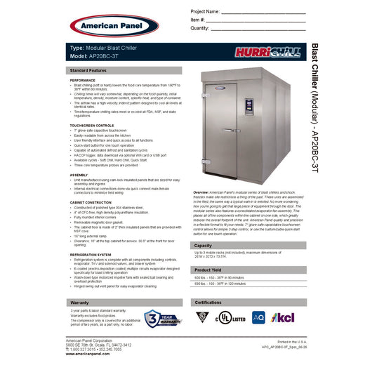 Spec Sheet