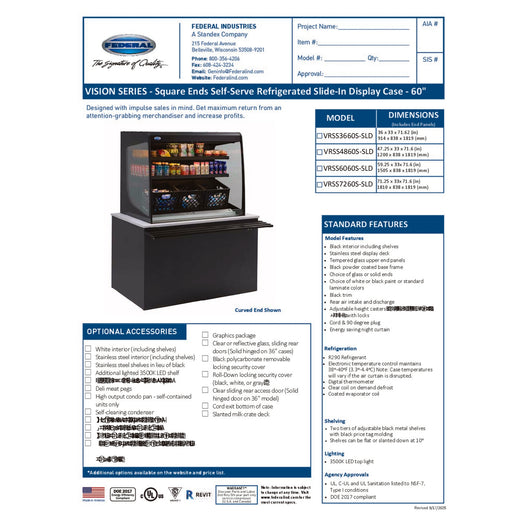 VRSS7260S-SLD Spec Sheet