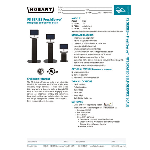 Spec Sheet