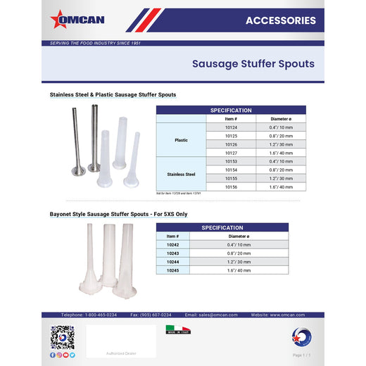 Spec Sheet
