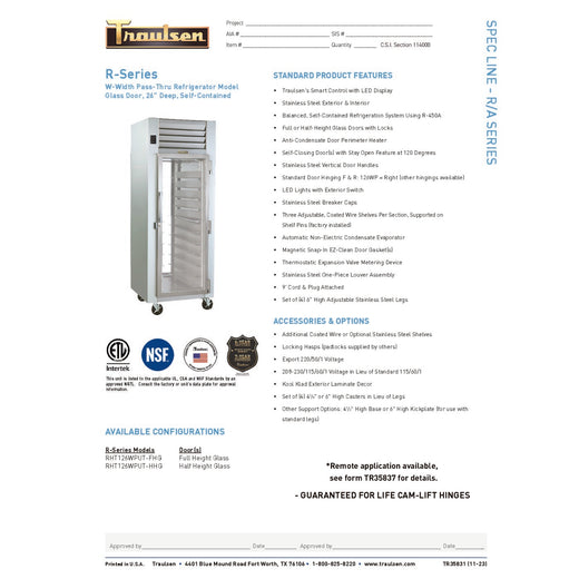 Spec Sheet