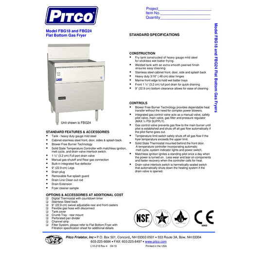 Spec Sheet