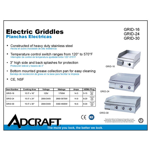 GRID-16 Spec Sheet