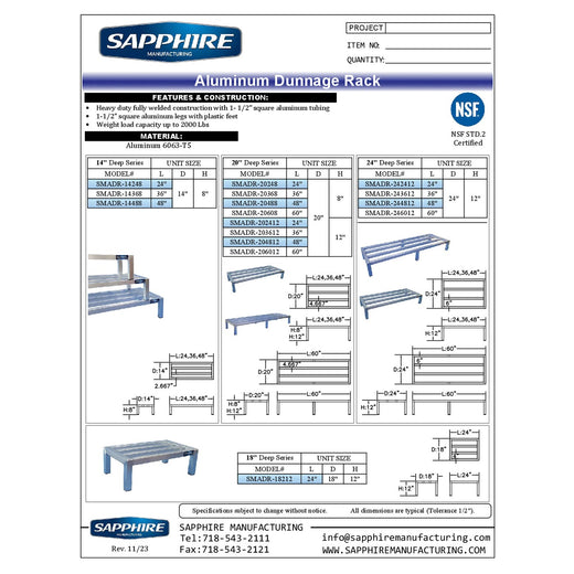 Spec Sheet