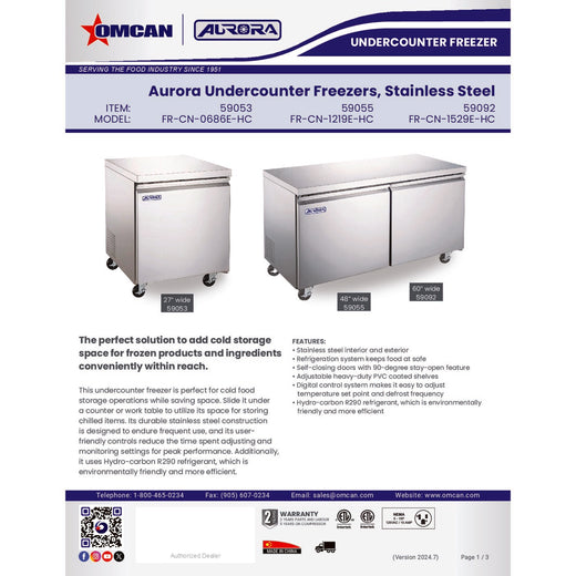 Spec Sheet