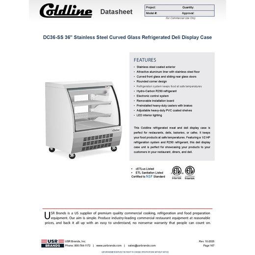 Spec Sheet