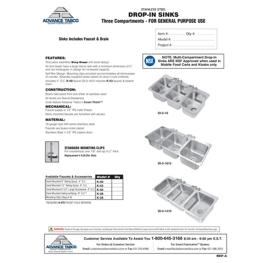 Spec Sheet