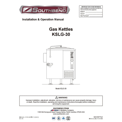 Installation & Operation Manual