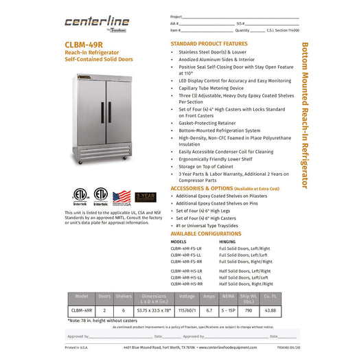 Spec Sheet