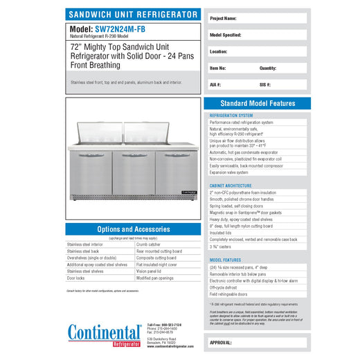 Spec Sheet
