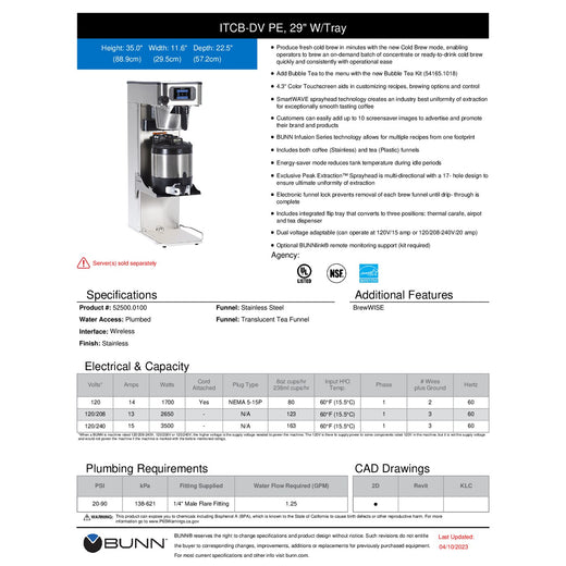 Spec Sheet