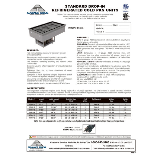 Spec Sheet