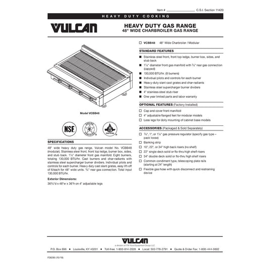 Spec Sheet
