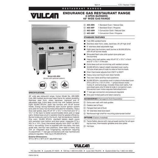 Spec Sheet