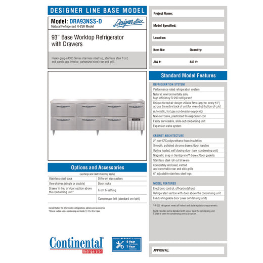 Spec Sheet