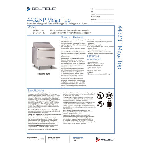 Spec Sheet