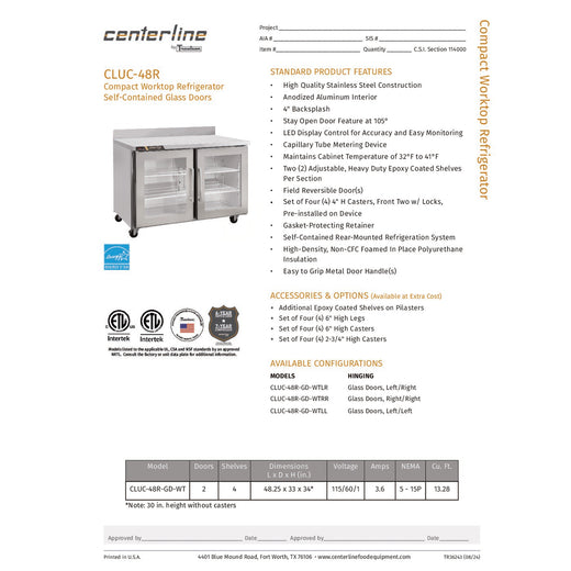 Spec Sheet