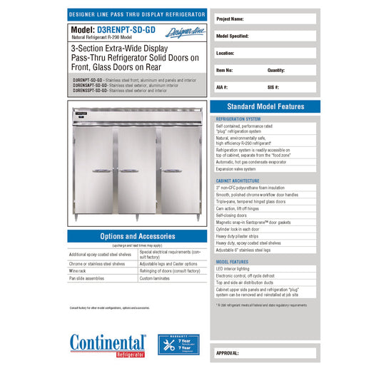 Spec Sheet