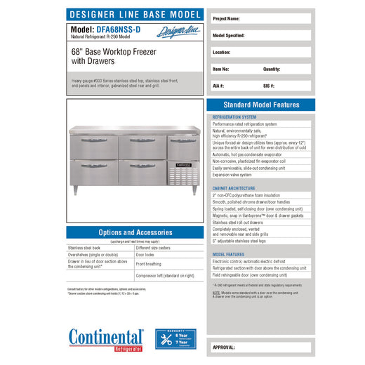 Spec Sheet