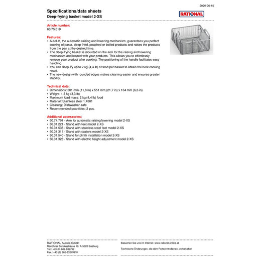 Spec Sheet
