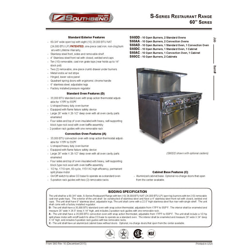 Spec Sheet