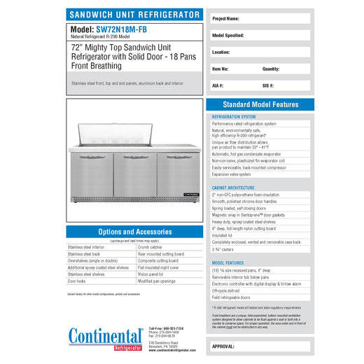 Spec Sheet