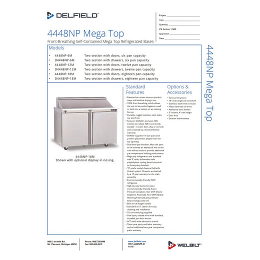 Spec Sheet