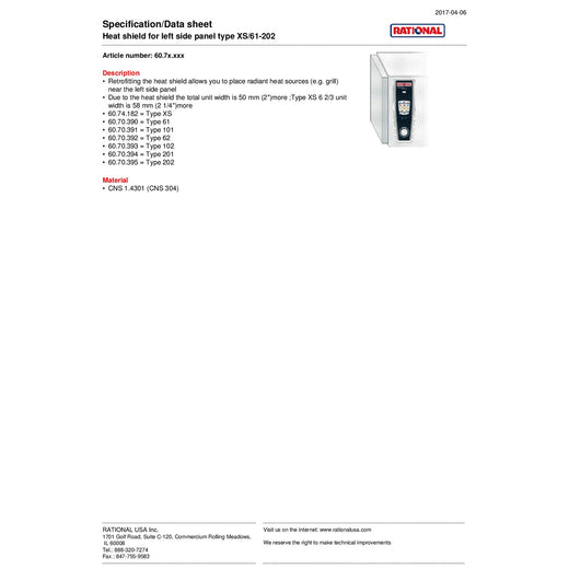 Spec Sheet