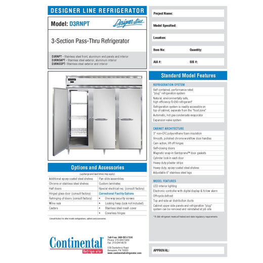 Spec Sheet
