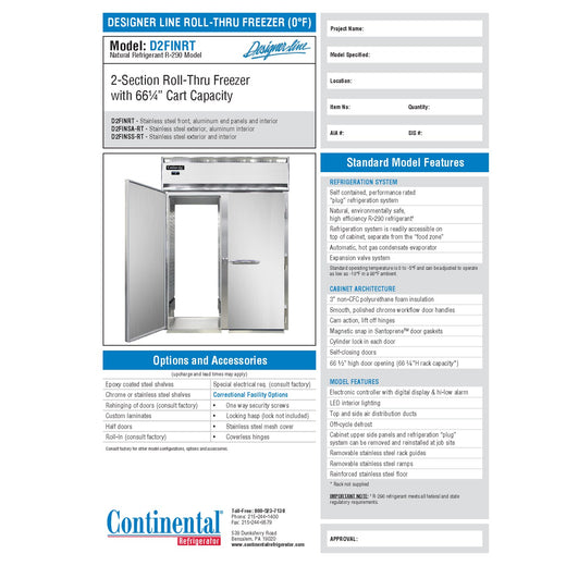 Spec Sheet