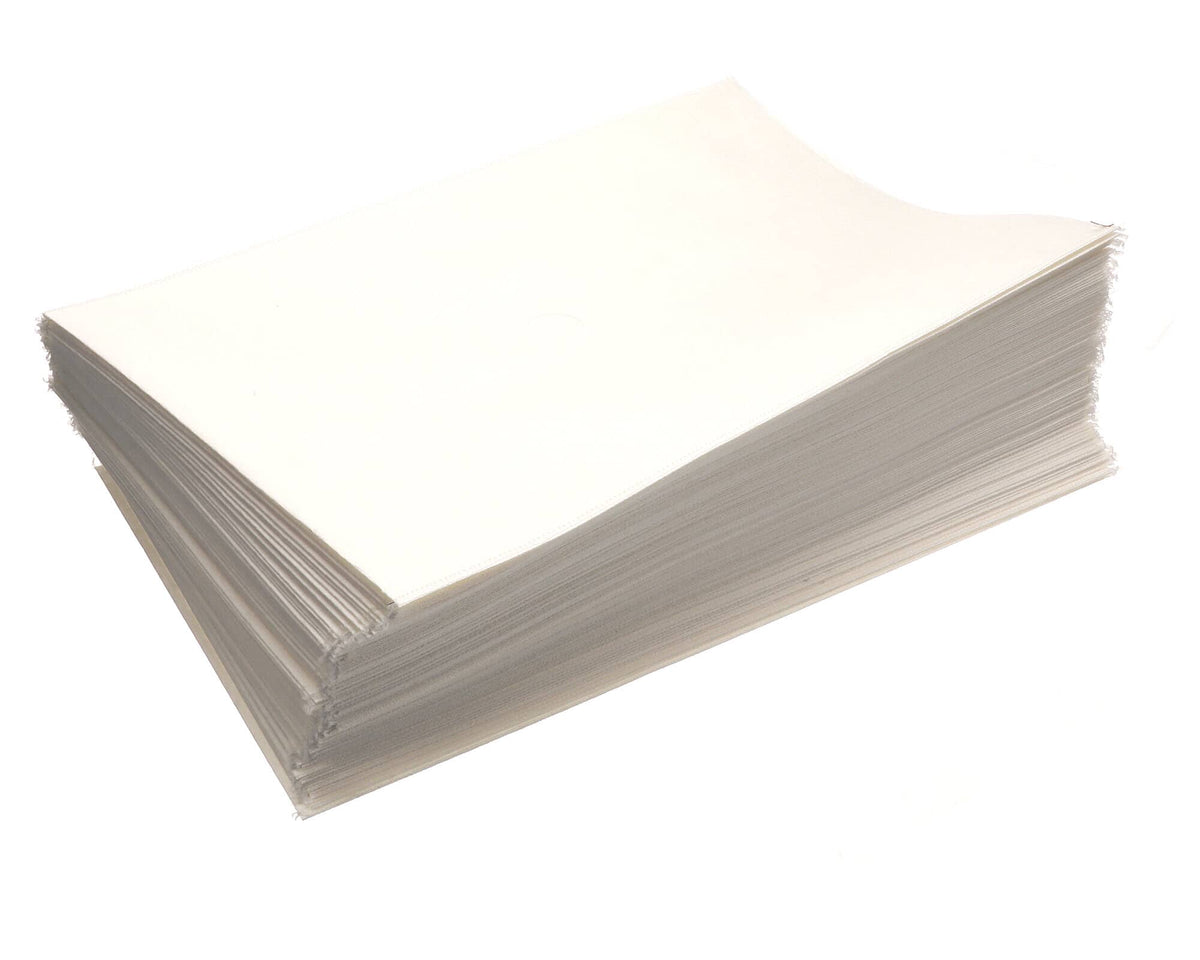 Stack of Pitco fryer filter paper (representative photo for A6667105)