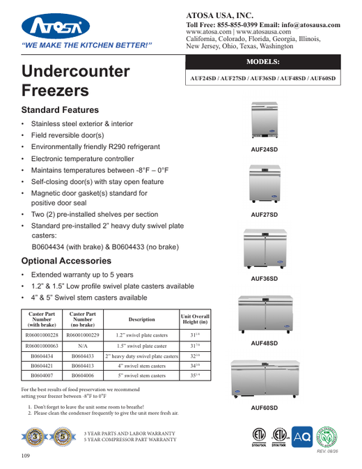 Spec Sheet