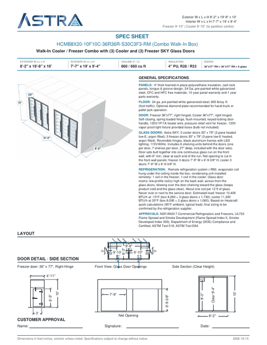 Spec Sheet
