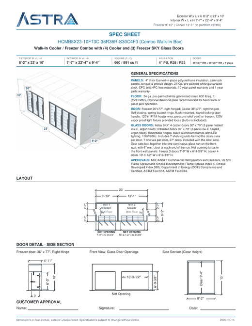 Spec Sheet