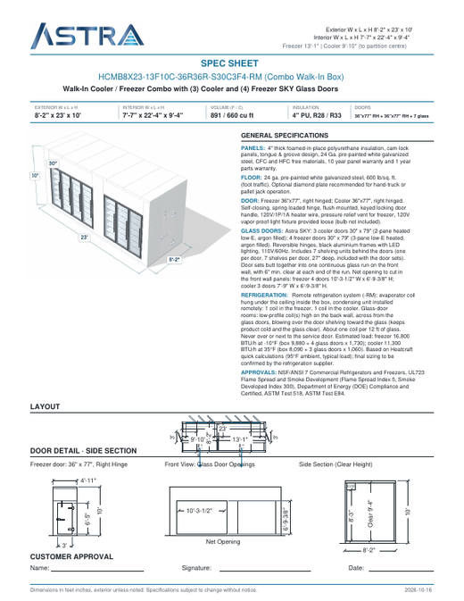 Spec Sheet