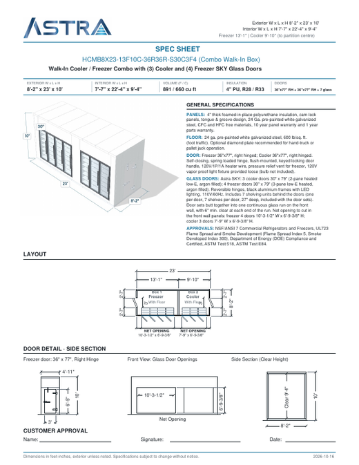 Spec Sheet