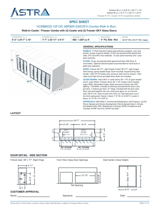 Spec Sheet