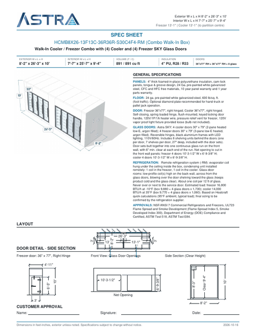 Spec Sheet