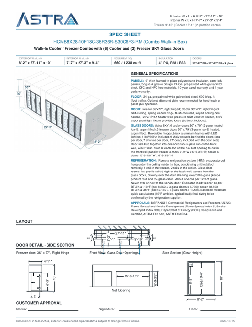 Spec Sheet